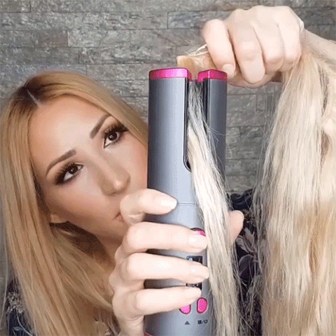 Cordless curling iron,Automatic hair
